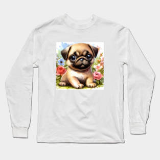 Pug Dog Puppy Long Sleeve T-Shirt